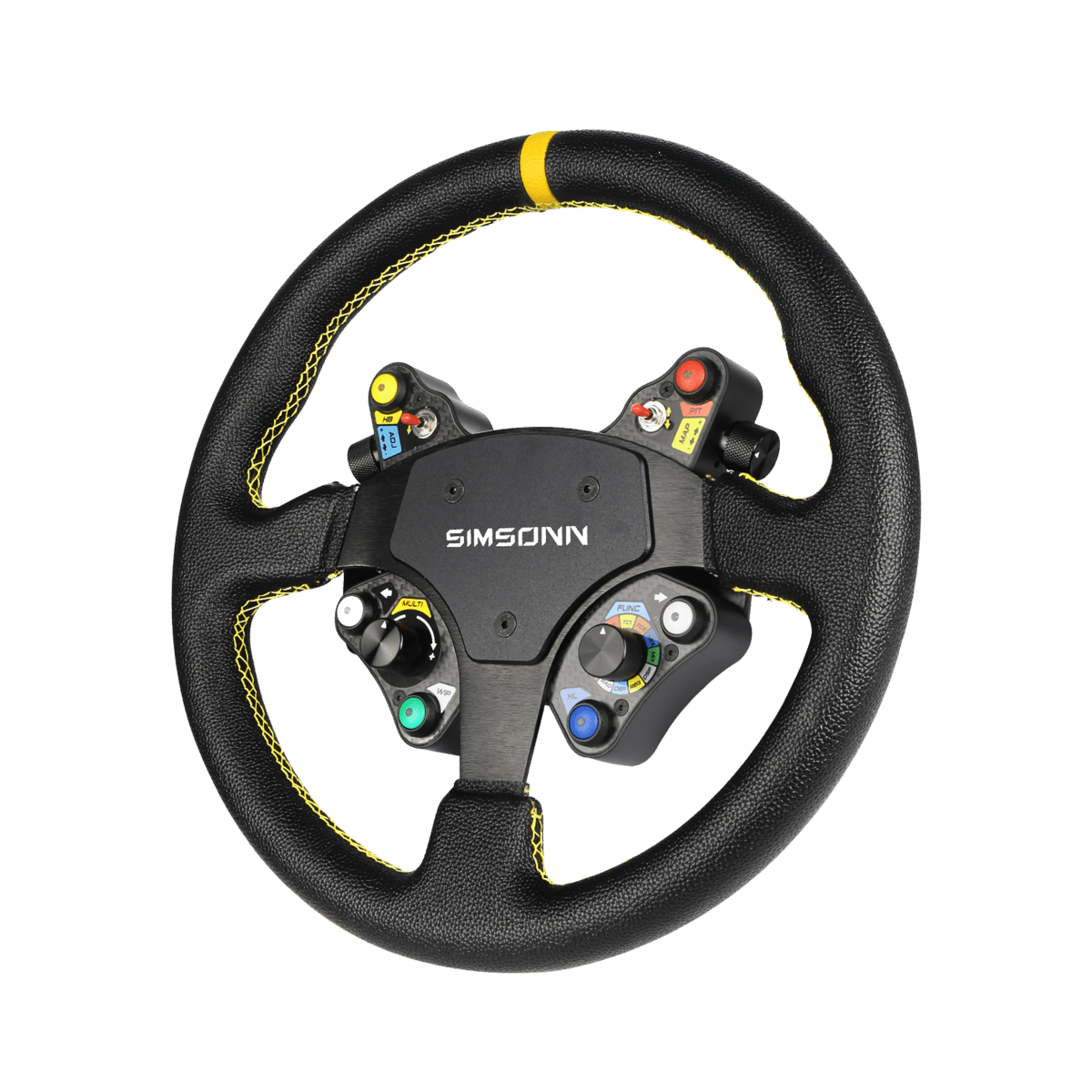 racing sim wheel and pedals Simsonn GT2 Steering Wheel S1 – Professional Precision and Durability CNC Aluminum / Suede