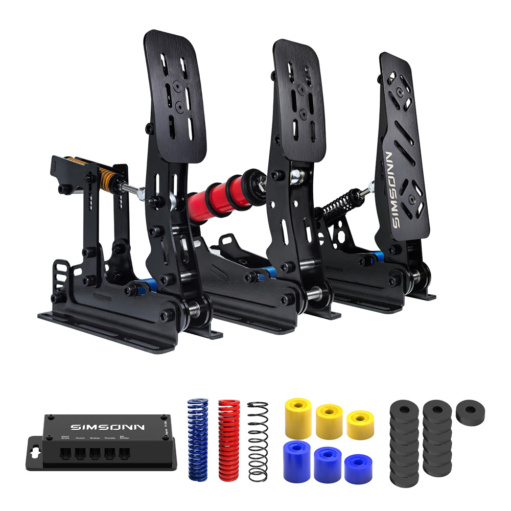 Simsonn Plus X Pedal Racing Simulator Pedals Upgraded from Pro Plus Pedal