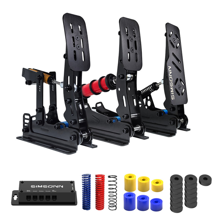 Simsonn Plus X Pedal Racing Simulator Pedals Upgraded from Pro Plus Pedal