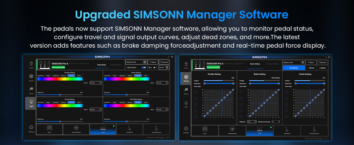 Simsonn Racing Pedal Pro X – Engineered for Ultimate Racing Simulation ...