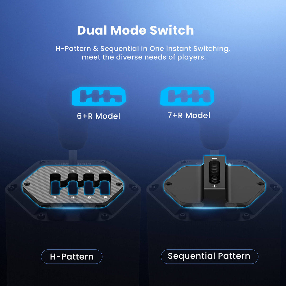 Simsonn HS Pro Shifter the H/SQ Dual-Mode Racing Simulation Shifter