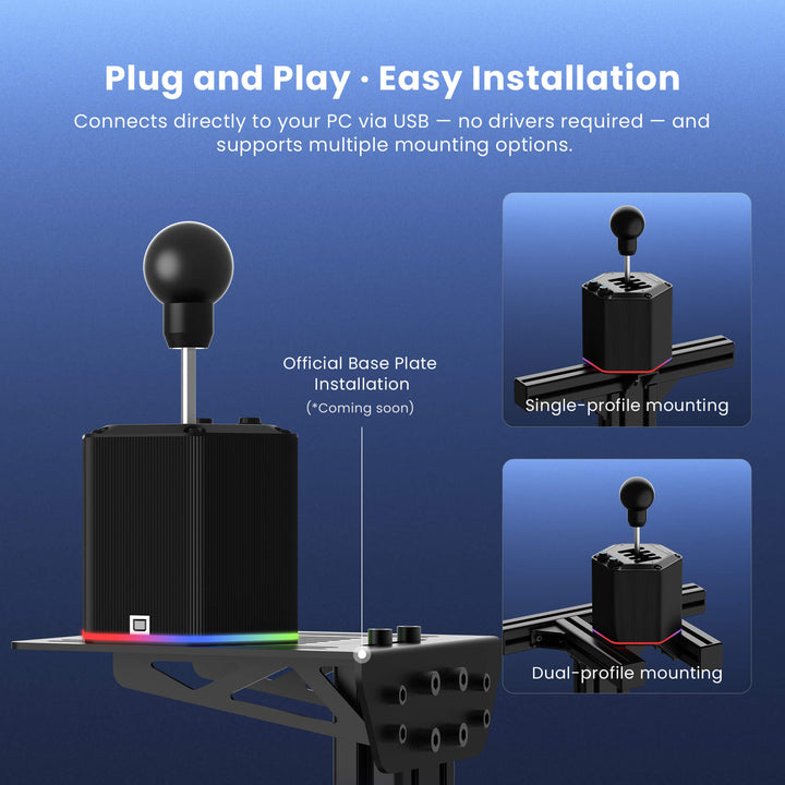 Simsonn HS Pro Shifter the H/SQ Dual-Mode Racing Simulation Shifter