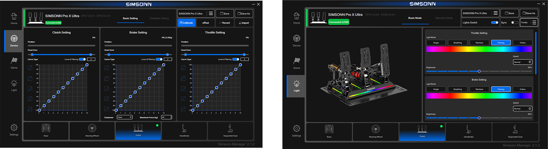 Professional-grade control software Simsonn