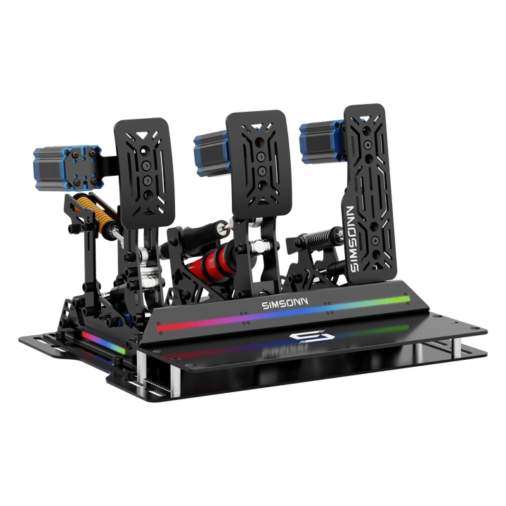 Newest Simsonn Pedal Pro X Ultra | Haptics and RGB Feedback, Hydraulic ...