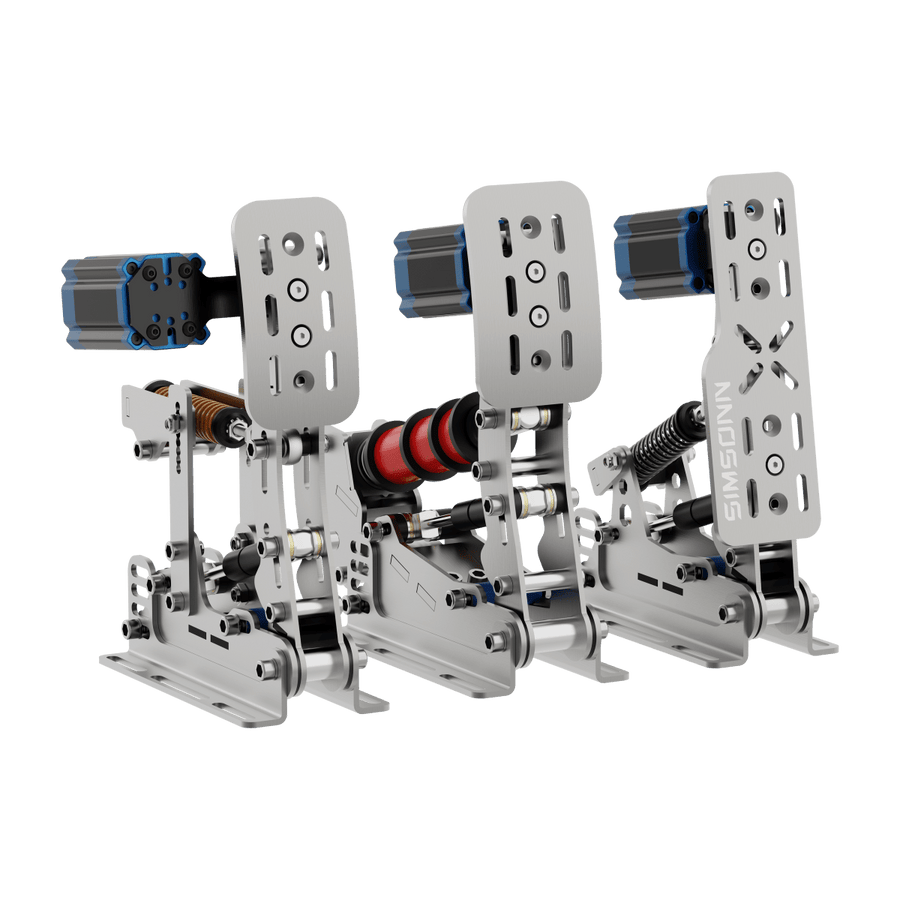 Simsonn Plus X Sim Racing Pedals | Durable, Adjustable, Pro-Level ...