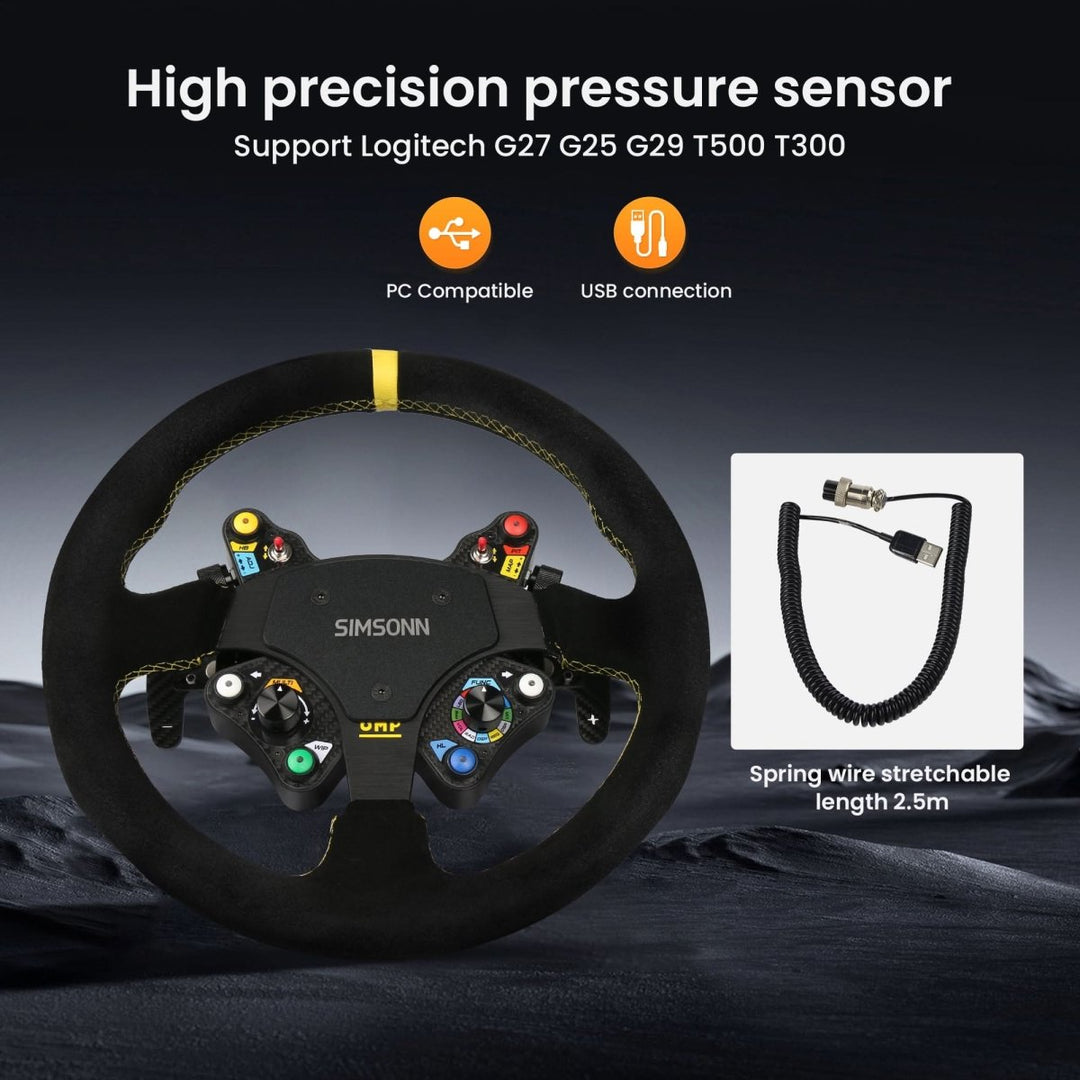 Simsonn GT2 Steering Wheel S1 – Professional Precision and Durability ...