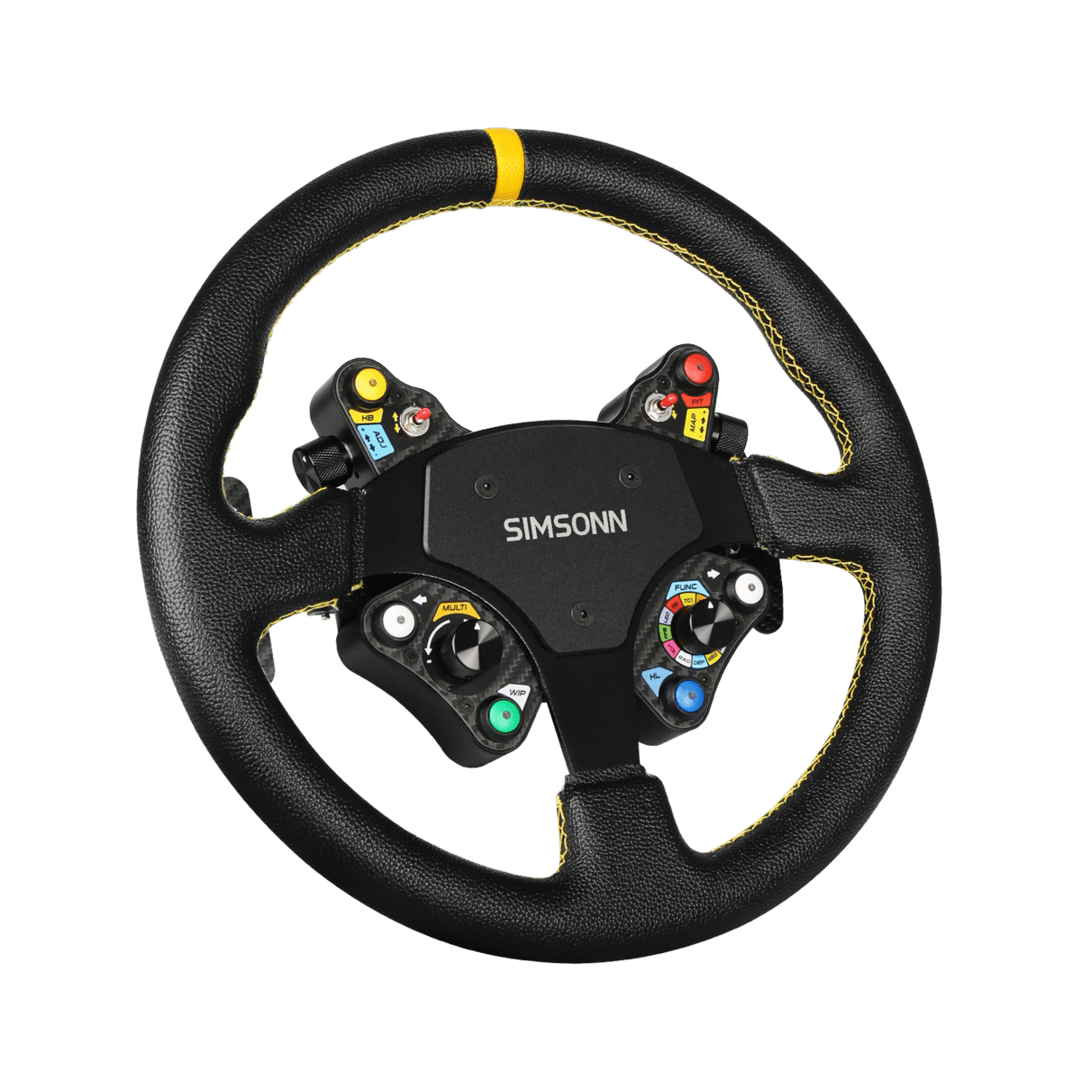 Simsonn Racing Simulator Leather Steering Wheel