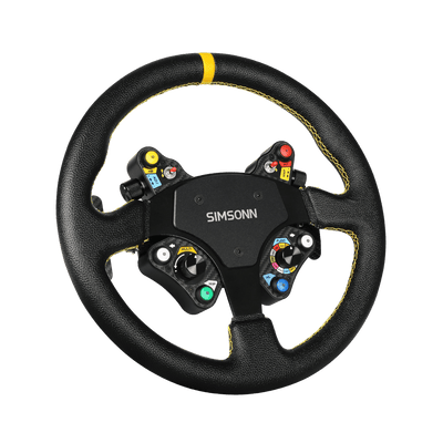 Simsonn Racing Simulator Leather Steering Wheel