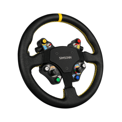 Simsonn Racing Simulator Leather Steering Wheel