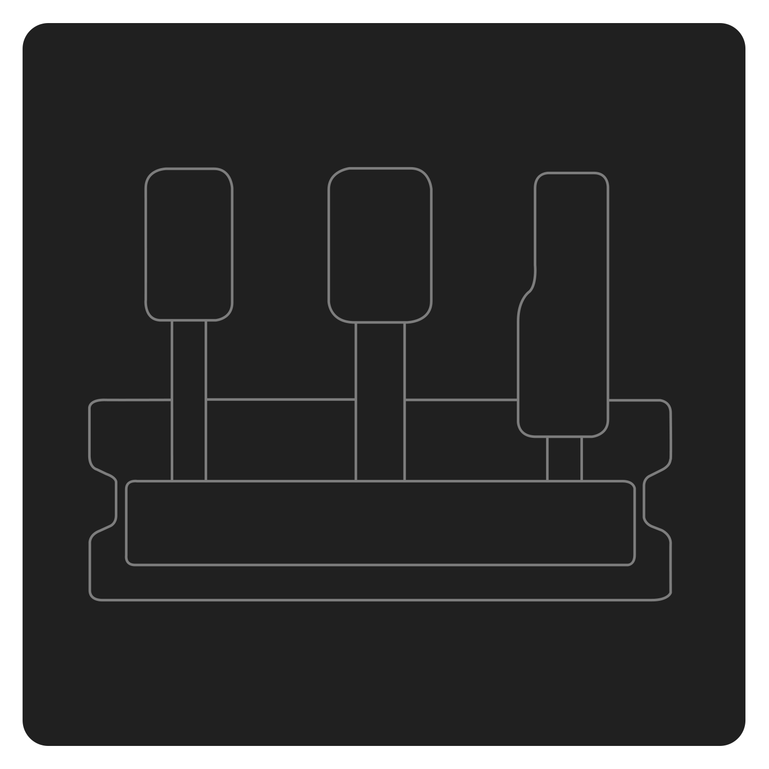 Vibration motor Simsonn Third-party pedals